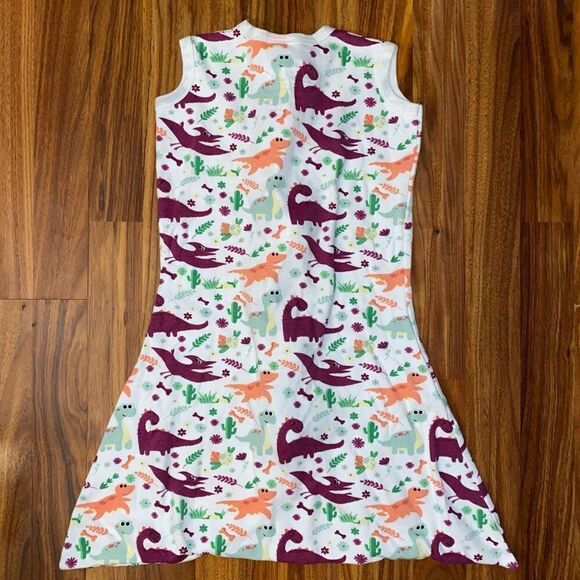 Zippy Freedom Sleeveless Dinosaur Zipper Sleep Sack Baby Size Medium 6 - Picture 5 of 5
